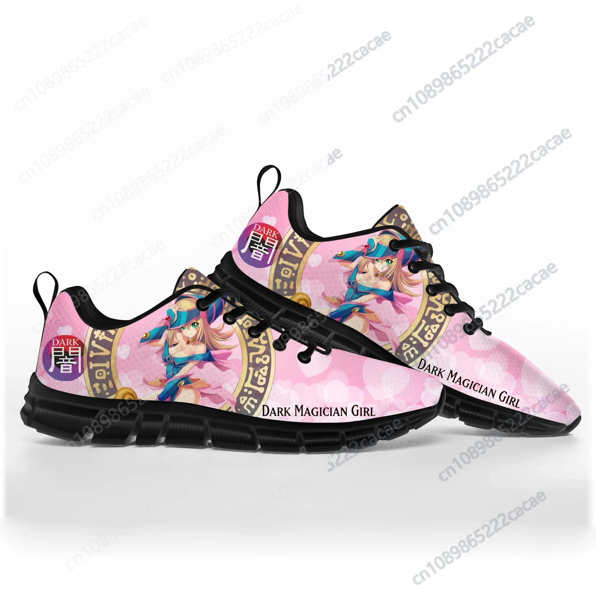 

Dark Magician Girl Anime YuGiOh Yami Mutou Sports Shoes Mens Womens Teenager Kids Children Sneakers Casual Custom Couple Shoes