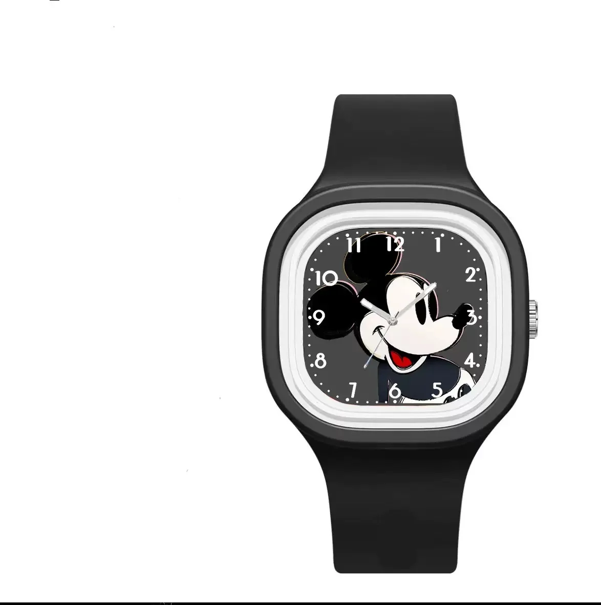 Relojes para niños de Mickey Minnie Mouse, reloj de moda para estudiantes de escuela primaria con dibujos animados de Anime bonitos para niños y niñas, regalo de cumpleaños