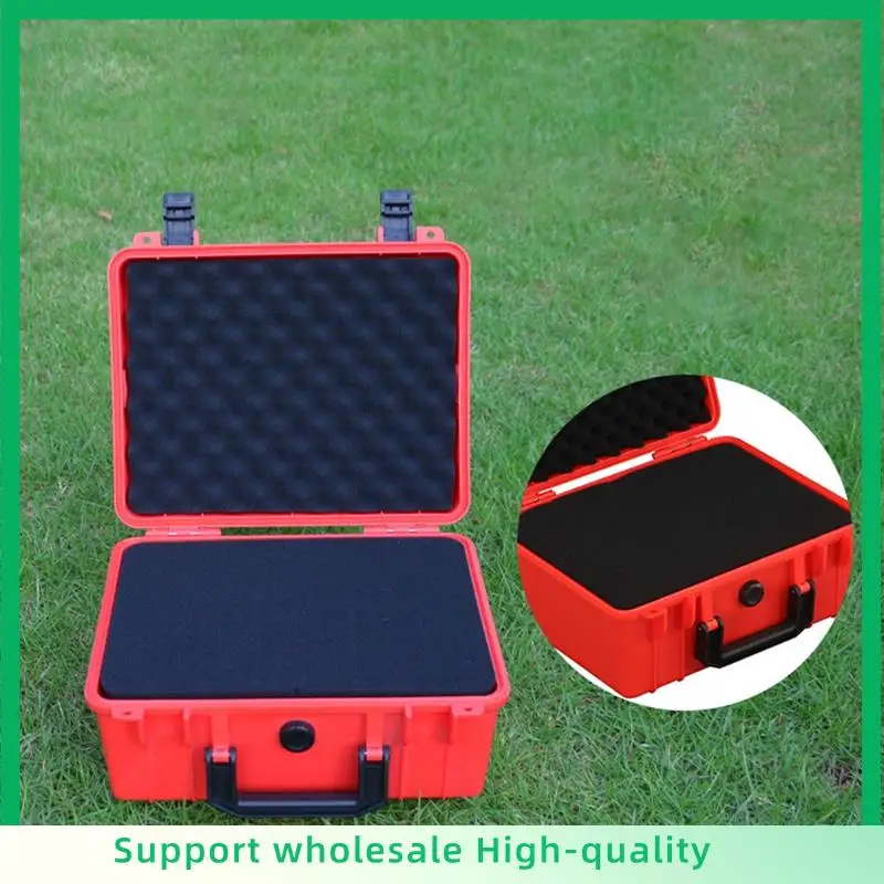 

ABSF Tool Case Protective Shockproof Sealed Dustproof Hard Case Multipurpose Compact Carrying Case For Outdoor Warehouse Red