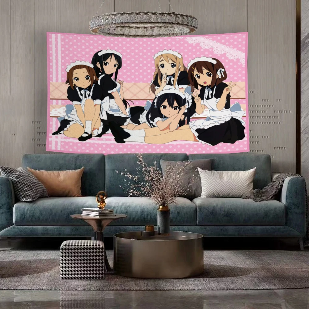 Anime Wall Hanging Tapestry Japan Kawaii Tapestry Bedroom Decor Aesthetic Decorative Cartoon Photo Backdrop Cloth