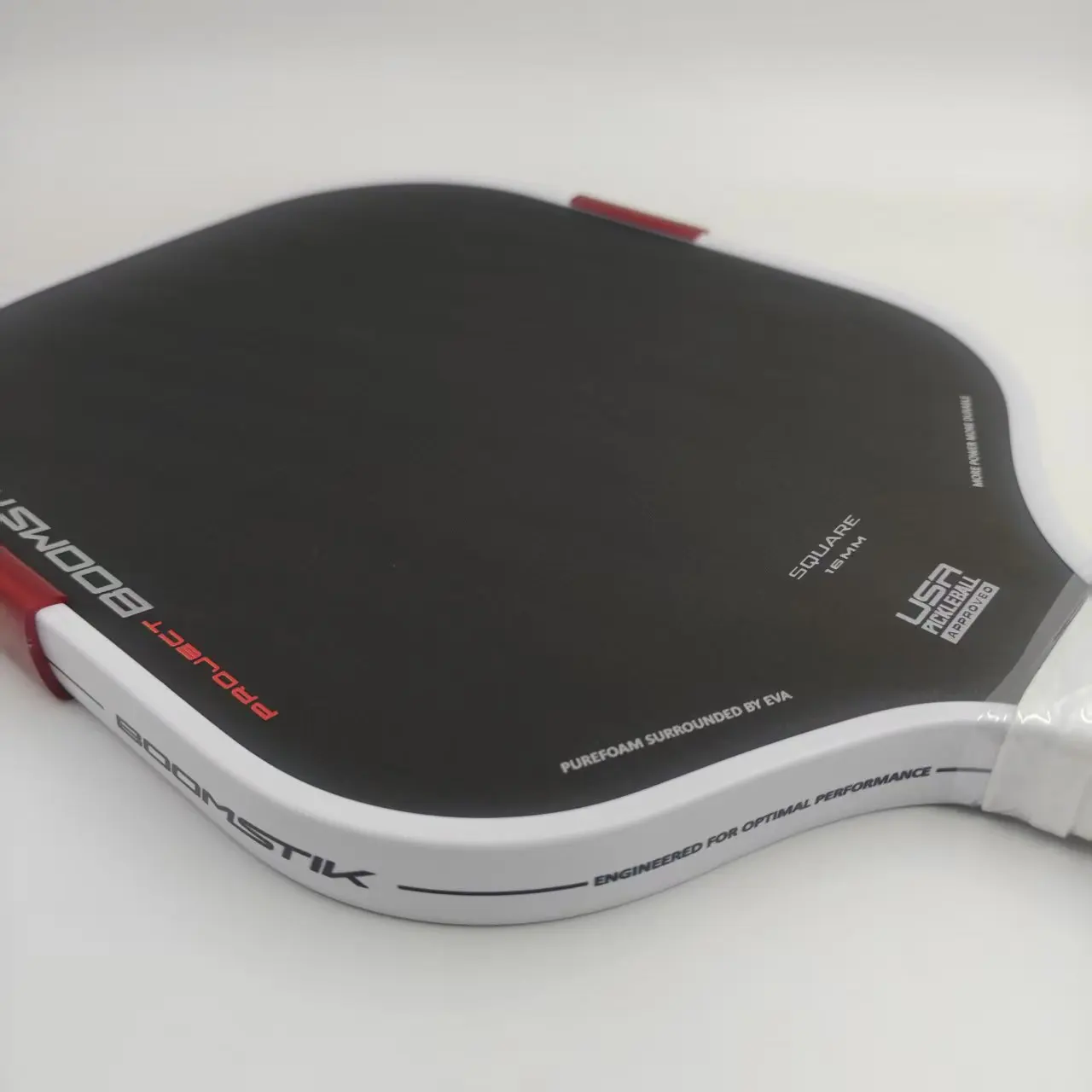 Square Boom Core 16mm Thickness Dongguan YIheng Customize Full Foam Surrounded by EVA Toray T700 Carbon Fiber Pickleball Paddle