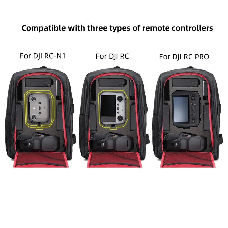 Backpack for DJI RC PRO /DJI RC /RC-N1 Remote Control Battery Charger Bag Portable Case for Dji Mavic 3 Drone