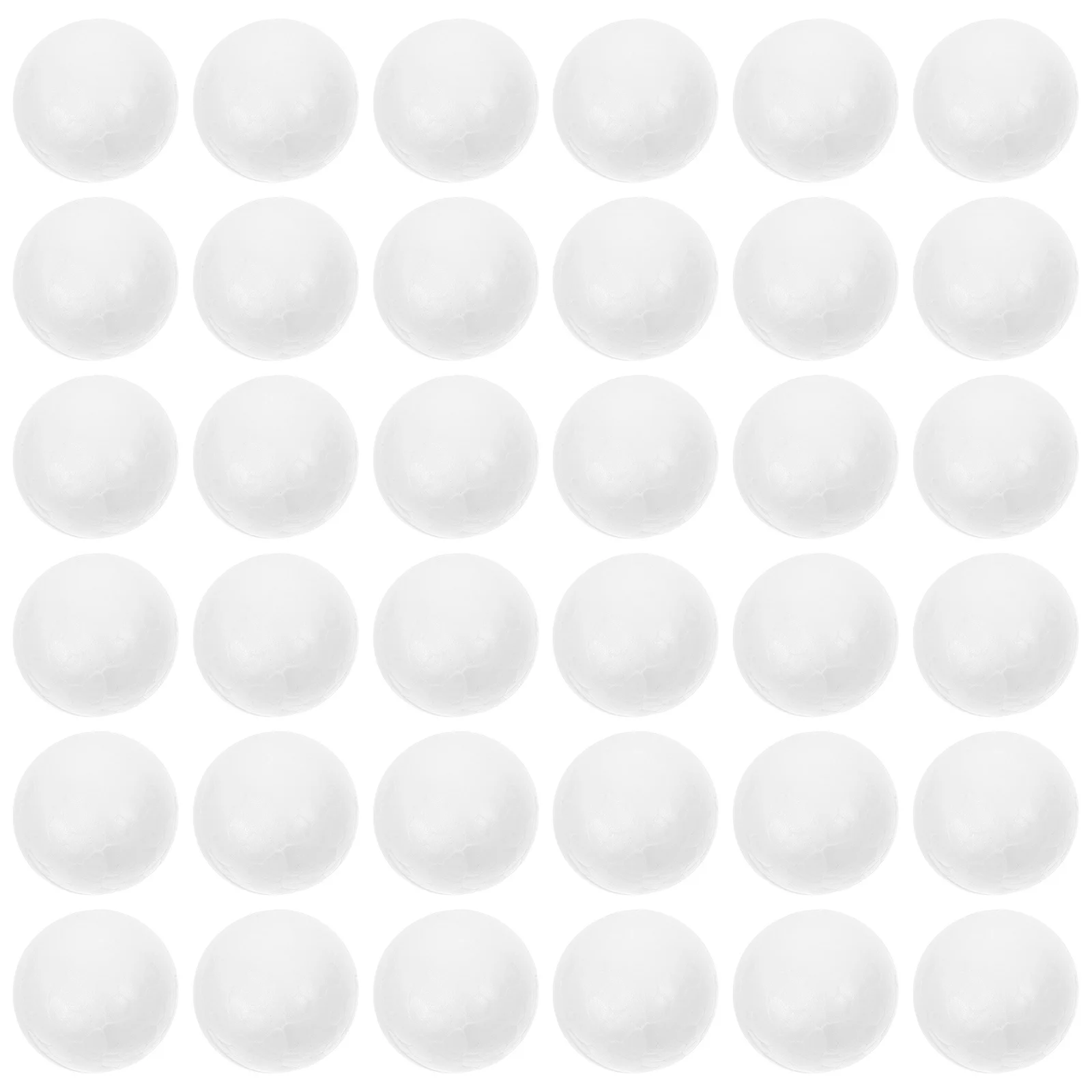 

250Pcs White Craft Balls 2.5cm Foam DIY Material Children Preschool Christmas Decoration Winter Party Craft Supply