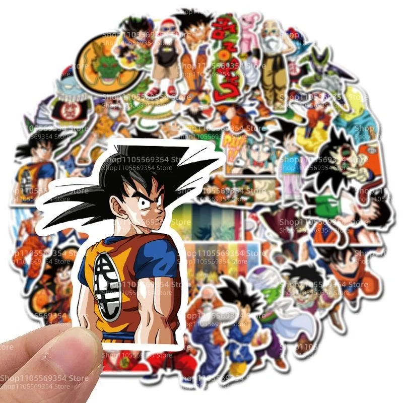 Anime Goku Dragon Ball 50 Stück Niedliche Aufkleber Geburtstagsparty Geschenk Graffiti Skateboard Koffer Gitarre Dekoration Preis