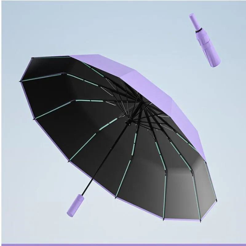 

Super Strong Windproof Automatic Folding Men Umbrella Reinforced 96 Bone Large UV Sunproof Sunny and Rainy Umbrellas Women