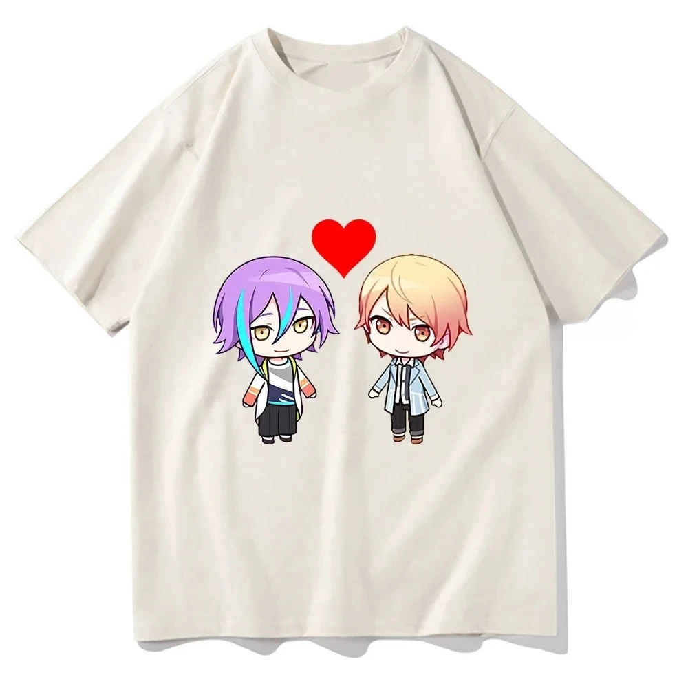 الكرتون Ruikasa تي شيرت Kawaii أنيمي الرجال/النساء تي شيرت مضحك مانغا الملابس للجنسين عالية الجودة تيز خمر الجرافيك القمم