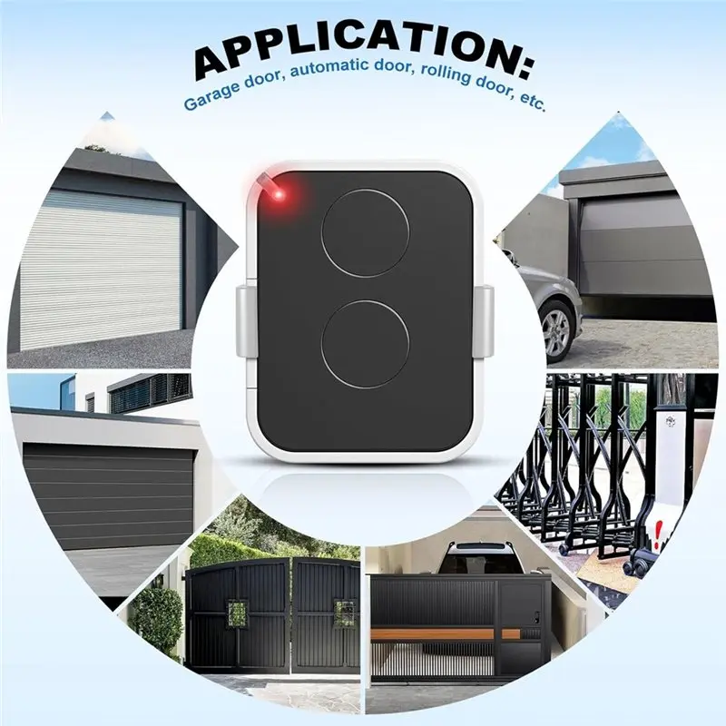 【ELEVATE LIFE】Replacement 3Pcs 2 Channels 433.92Mhz Rolling Code For Gate Remote Control-For ON1E, ON2E, ON4E-For Gate& Garage D
