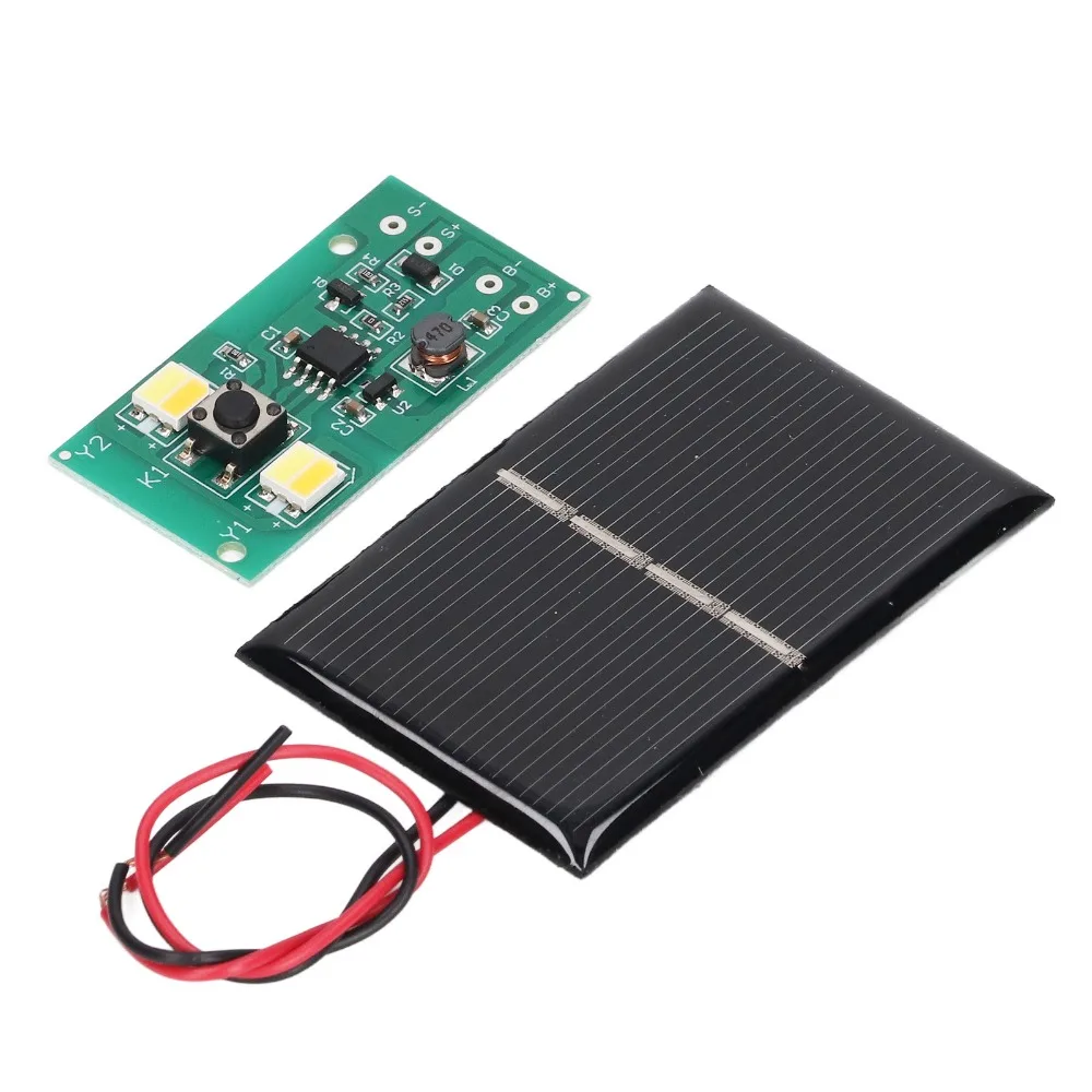 2 Set 1.2V Solar Light Control Panel PCB Hoge Drive Efficiëntie Solar Light Controller Board 42.3*22.2mm