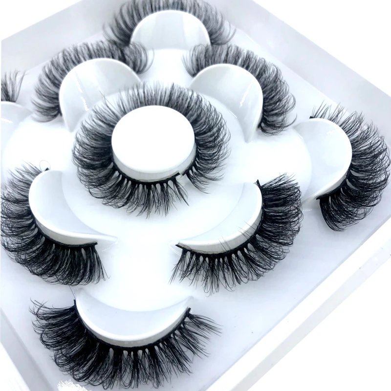 New 5 pairs 8-25mm natural 3D false eyelashes fake lashes makeup kit Mink Lashes extension mink eyelashes maquiagem eyelashes - view 2