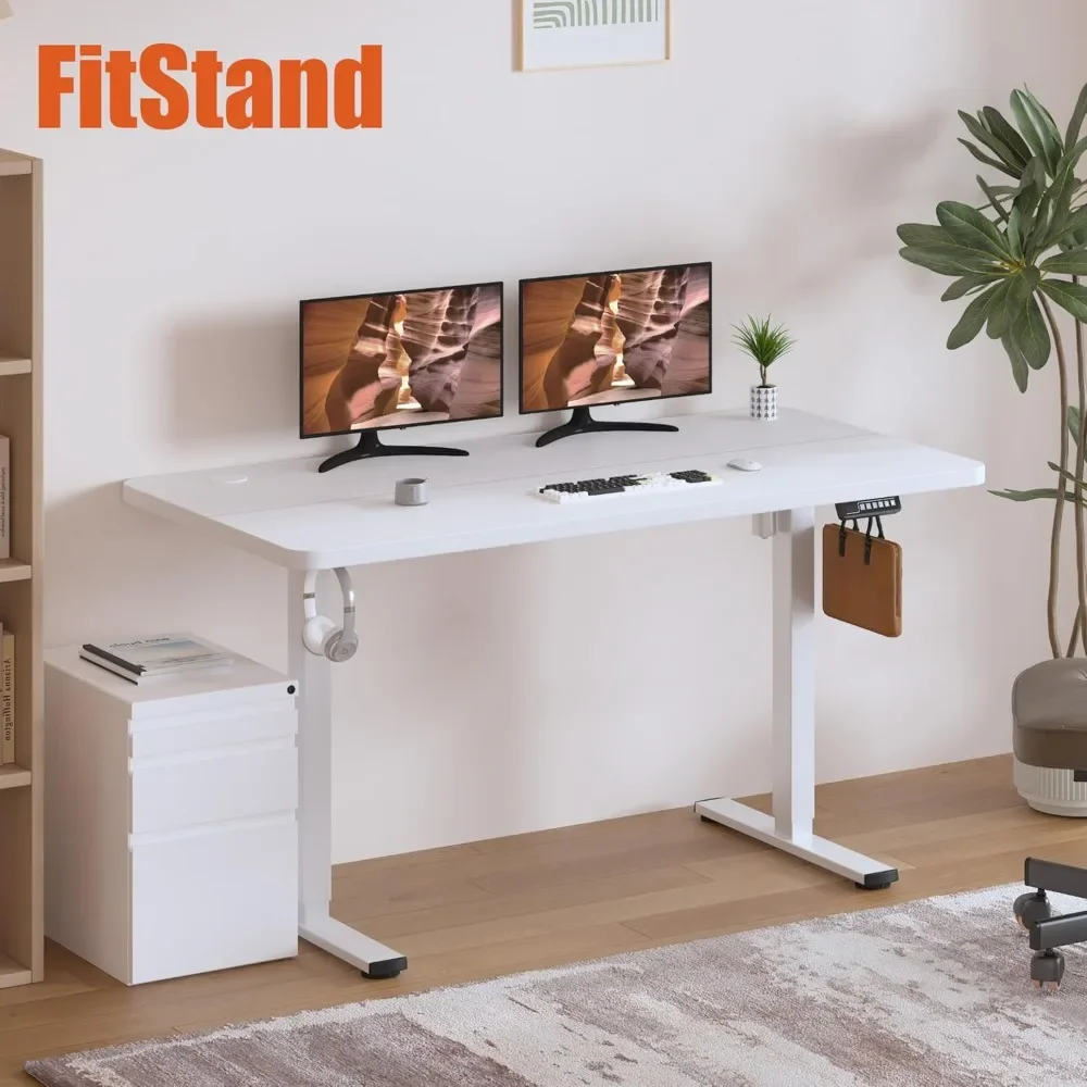 Adjustable Stand Up Desk with Memory Preset,Electric Standing Desk 47 x 24 Inch Home Office Desk Computer Workstation Sit Stand