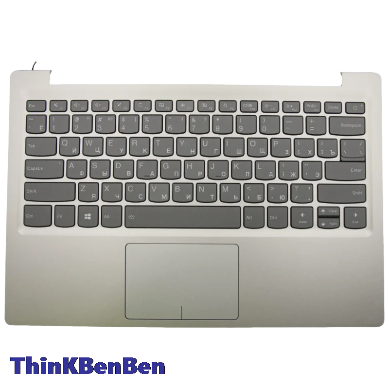 RU Russian Mineral Gray Keyboard Upper Case Palmrest Shell Cover For Lenovo Ideapad 320S 13 13IKB 5CB0Q17539