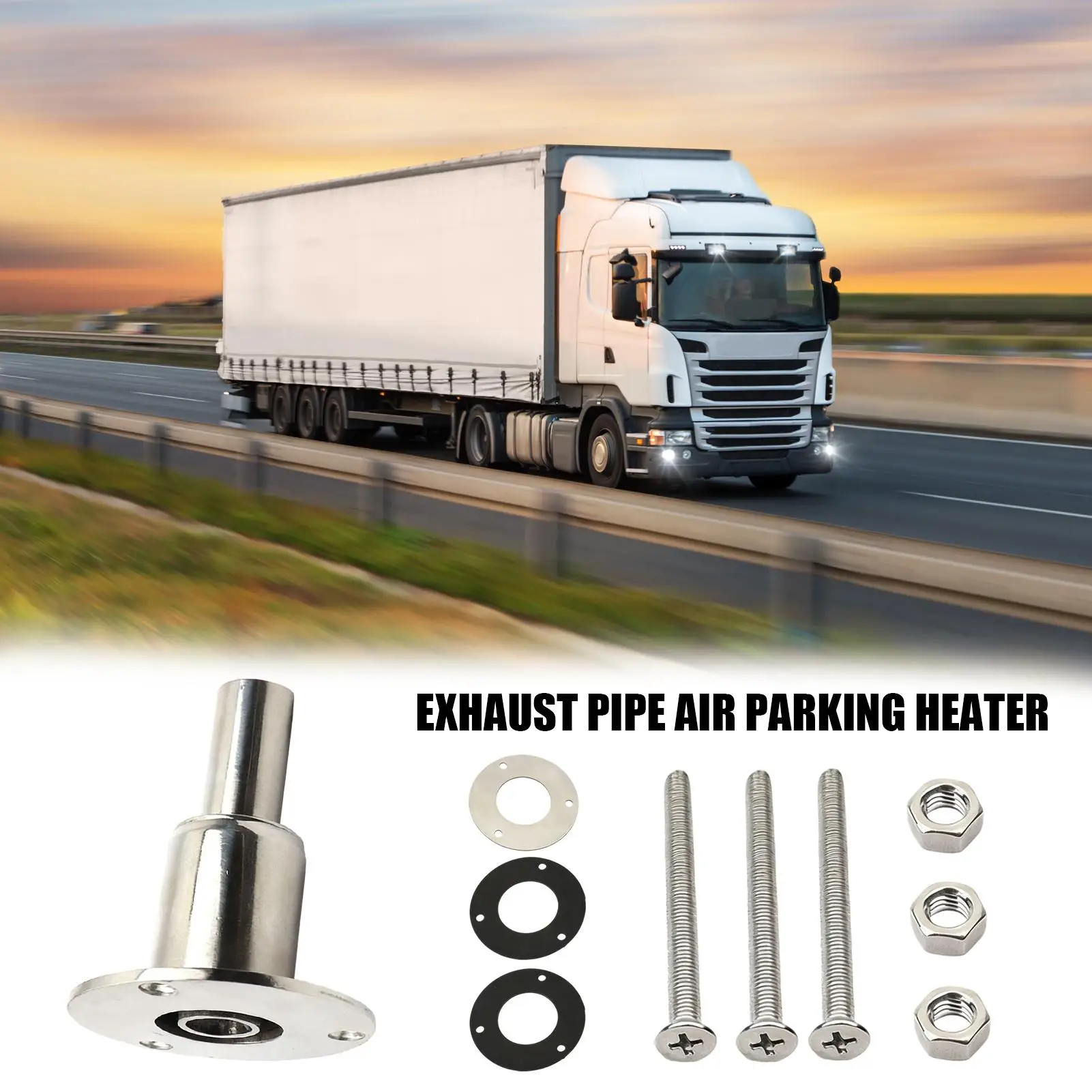 22mm 24mm Thru Hull Fitting 316 Stainless Steel Exhaust Connector Socket for Boat Yacht Marine Engine, Marine Grade Hardware Kit