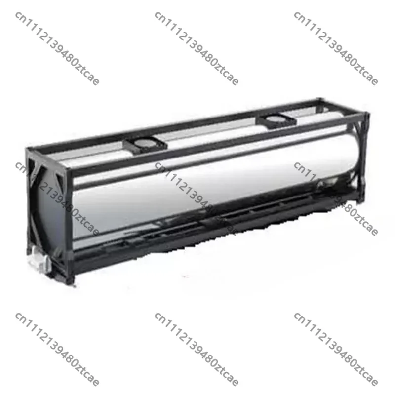 40‑Foot Full‑Metal Tanker Semi‑Trailer, Exquisite Scale Model, Unassembled KIT, RC Container Truck Hobby Spare‑Part