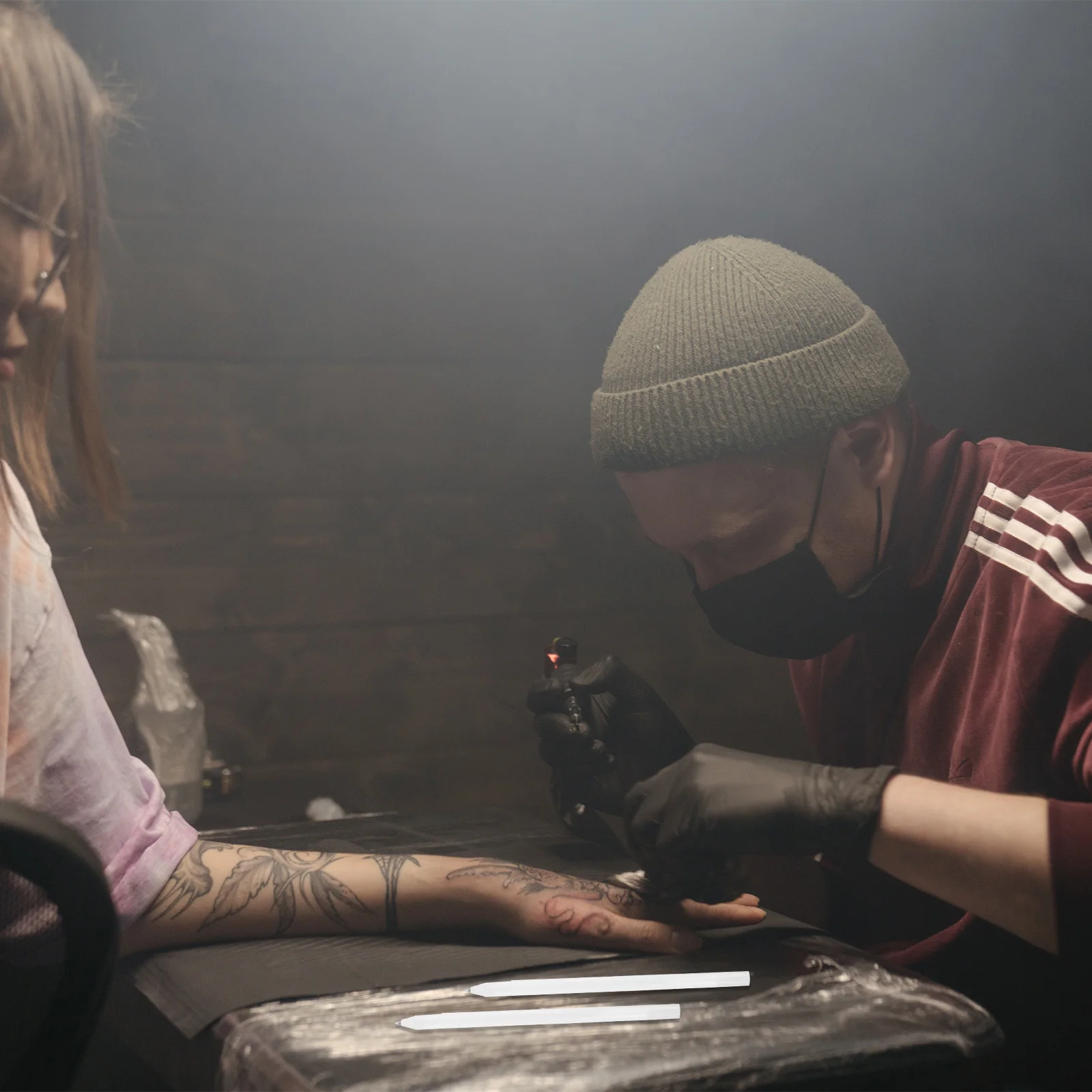 

4Pcs Skin Markers Pen White Waterproof Eyebrow Microblading Position Mapping Makeup Permanent Tattoo Outline Mark Tools