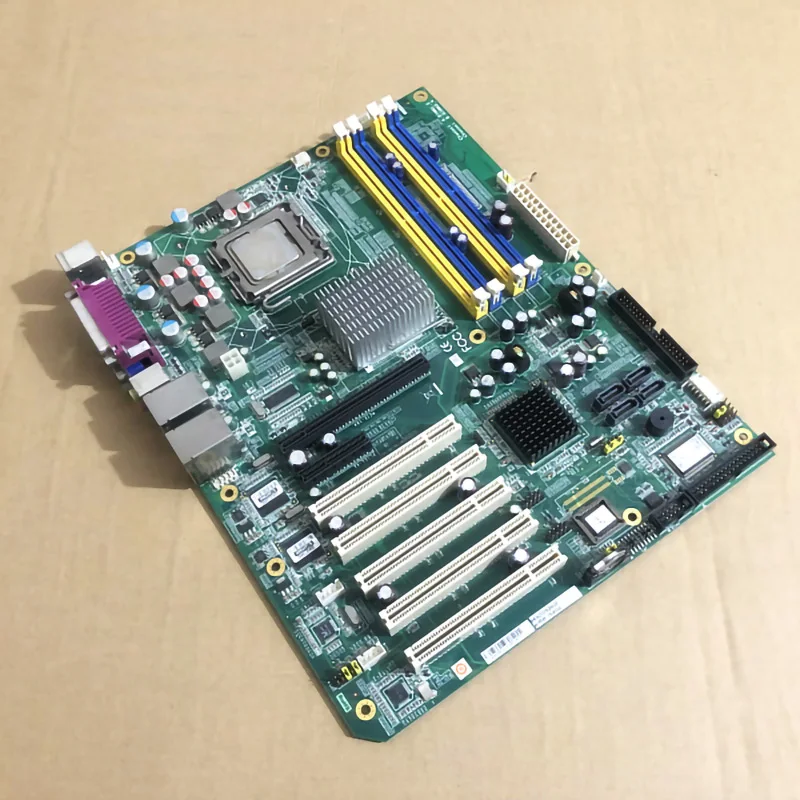 

Industrial Control Board ATX 5*PCI 2*COM 2*LAN With RAM LGA775 CPU For Advantech AIMB-762 REV.A1 AIMB-762G2