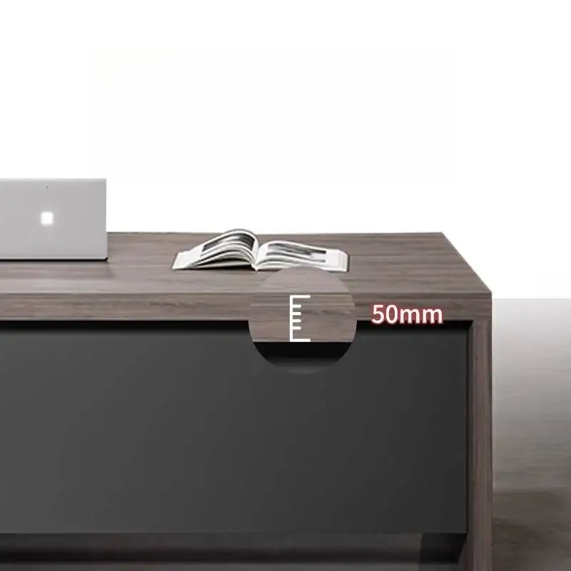 Biurko biurowe z mocnym schowkiem, drewniane, dla menedżera, tanie, nowoczesne, luksusowe, duże, do małych przestrzeni, meble.