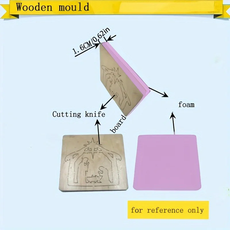 SIZZIXDIES DIY wooden cutting dies for handbooks and notebooks, templates, scrapbooks, and home DIY albums