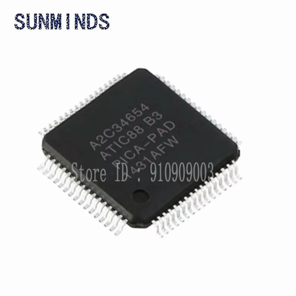 100% Original New A2C34654 ATIC88 B3 QFP64 automotive computer ECU board Vulnerable chip