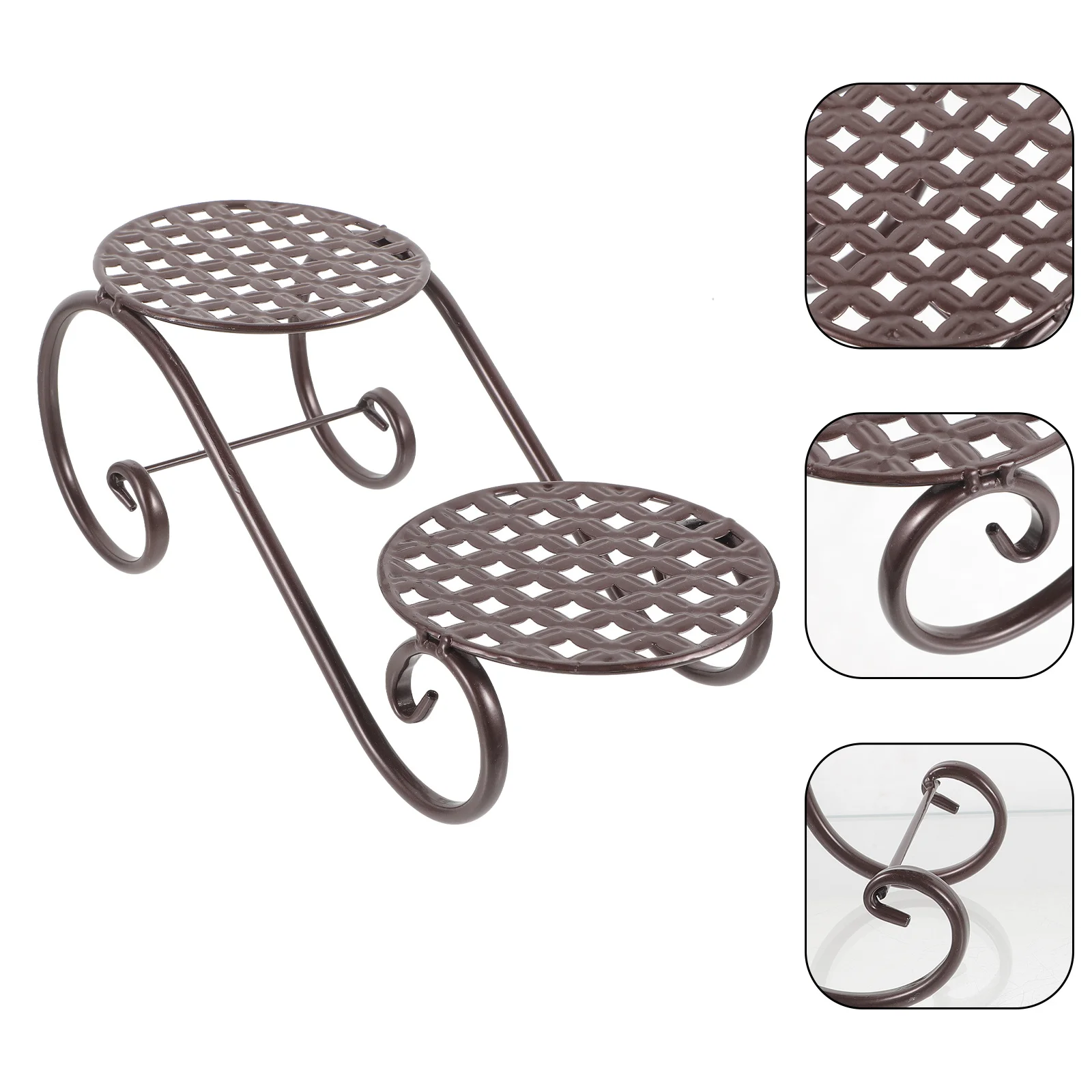 

Metal Flower Pot Stand Multi-Tier Plant Holder For Balcony Indoor Home Planter Display Rack Potted Plant Stand