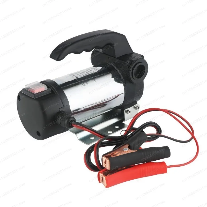 

Самовсасывающий насос постоянного тока 12В/24В, электрический дизельный насос для экскаваторов, погрузчиков, насос для перекачки масла из бочек