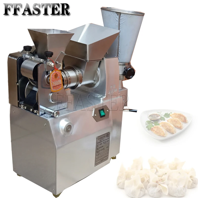 Dumpling Machine Samosa Making Machine Automatic Dumplings Maker 3600 pcs/hour Stainless Steel Dumpling Wrapper Machine 750W