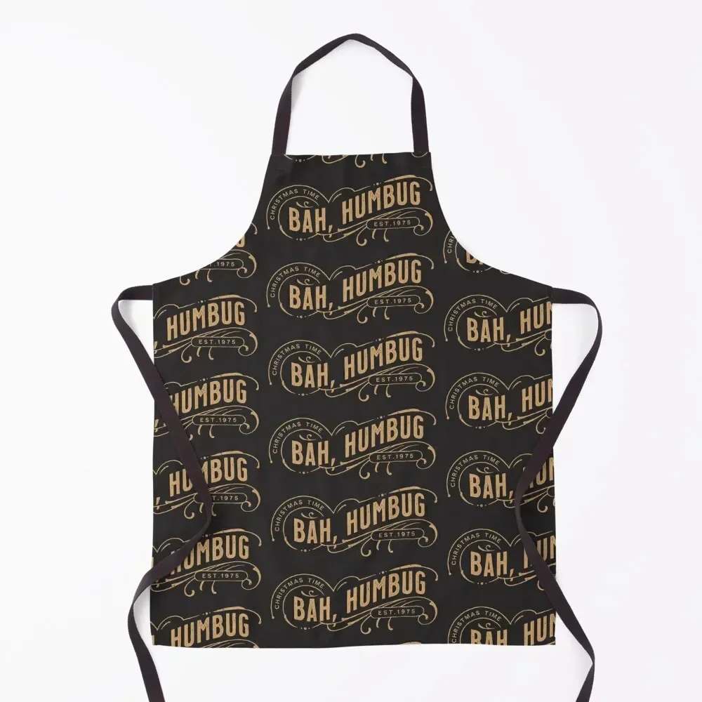 

Bah Humbug! For the Christmas Haters Apron Kitchen Tools Accessories Kitchen Women Restaurant Kitchen Equipment Apron