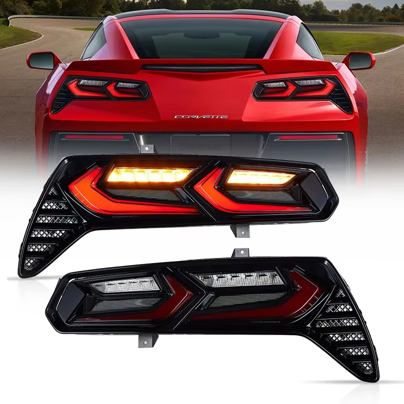 

Заводские светодиодные задние фонари NORSEN C8 Style Tail Lamp C7 2014-2019 для CHEVROLET CORVETTE C7