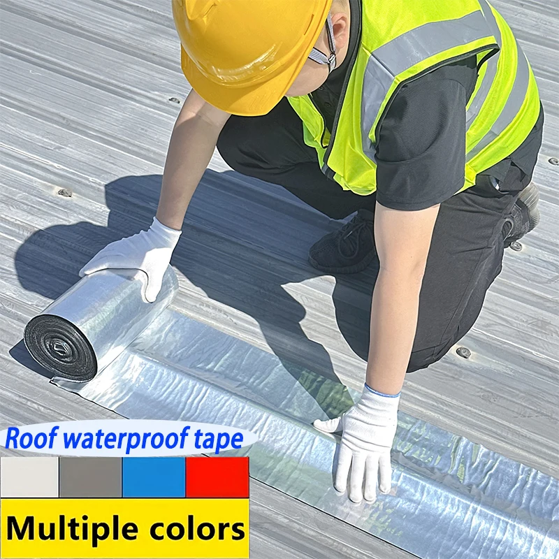 Industrial Metal Roof Waterproof Tape, Self-Adhesive Waterproof and Heat-Resistant Tape, Waterproof Film, Roof Waterproof Tape