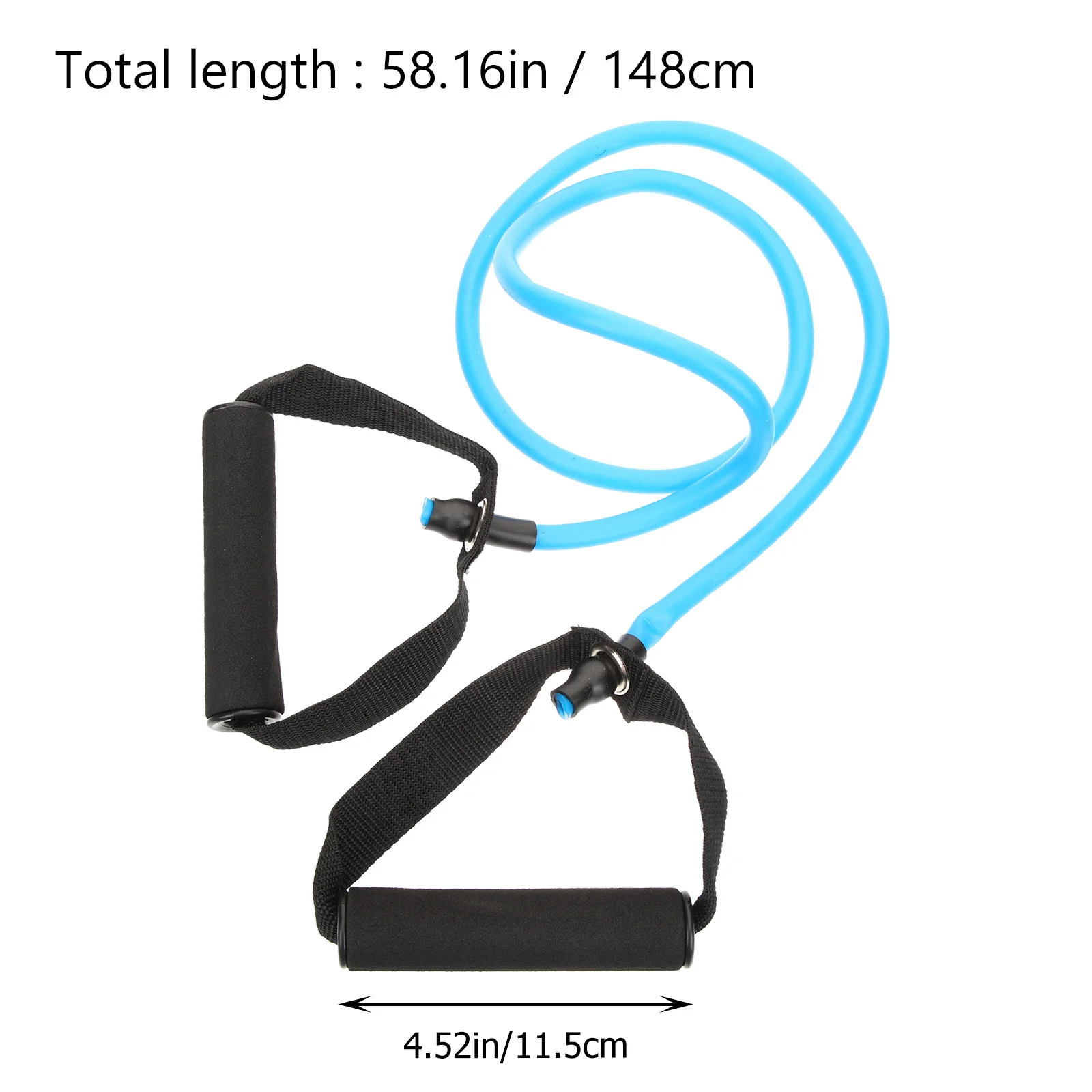 1 مجموعة اللياقة البدنية المقاومة الفرقة عالية الجودة دائم تدريب العضلات حبل المحمولة المنزل الصالة الرياضية تجريب التمارين الصدر المتوسع مقبض #6