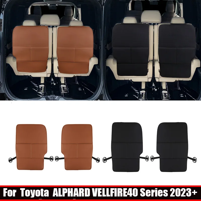 

Для Toyota Alphard Vellfire 40 Series 2023 2024, кожаная подушка для хранения на заднем сиденье автомобиля, защитный чехол
