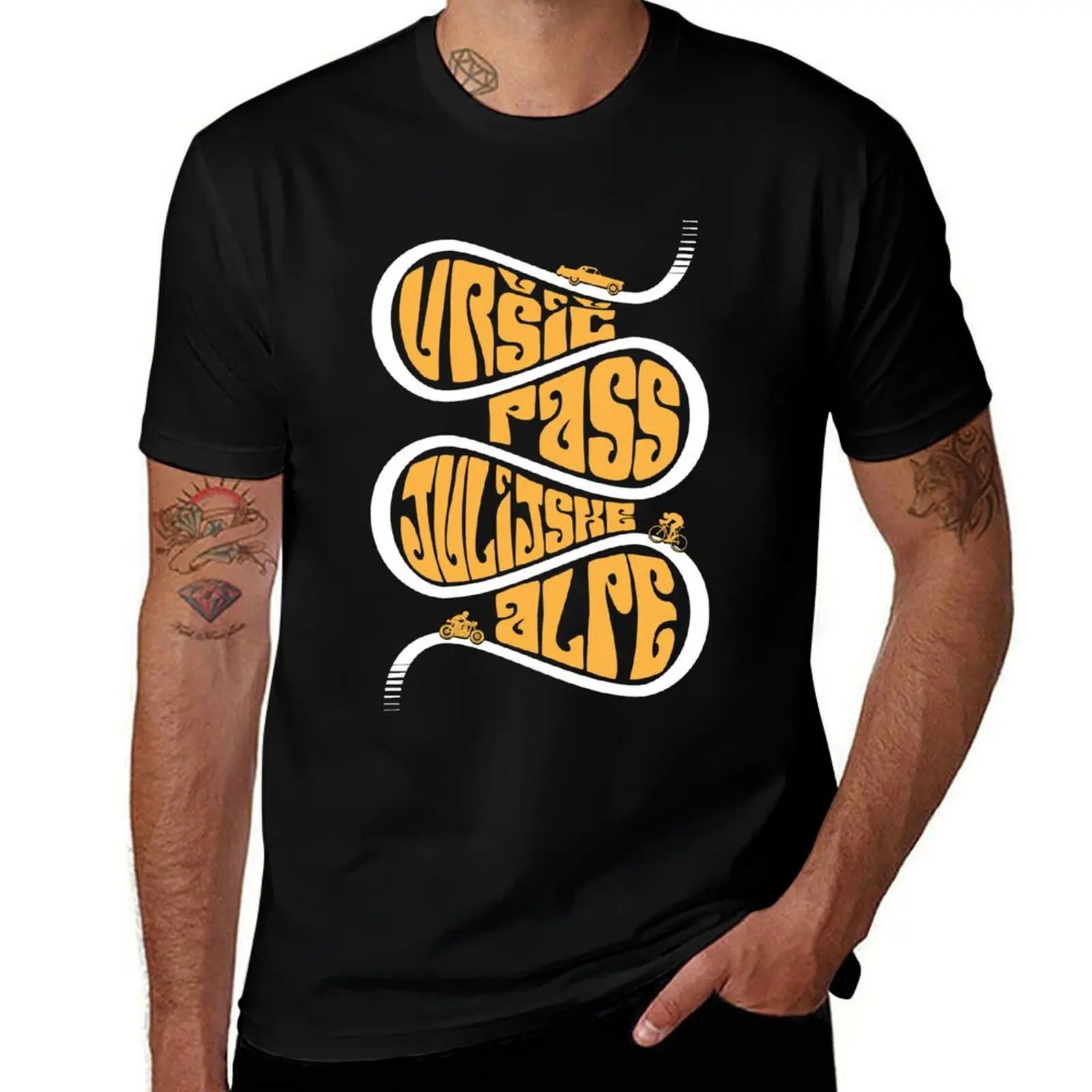 Vr?i? Pass Mountain Road - Julian Alps Slovenia T-Shirt Christmas Theme Tee Top T-Shirt
