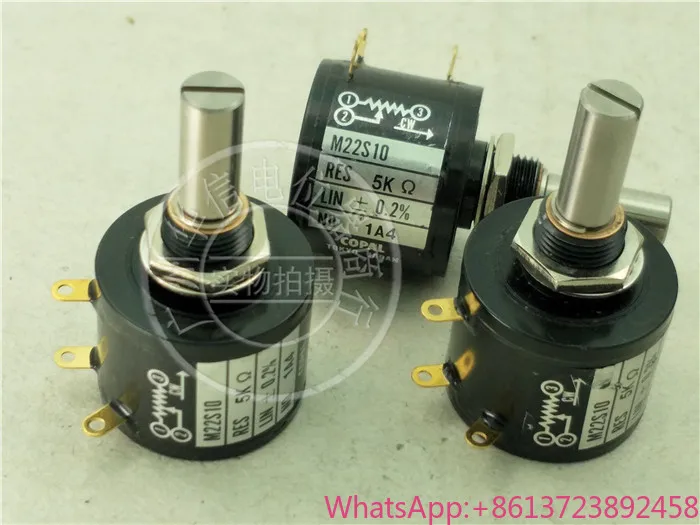 Japan Branch COPAL M22S10 5K 100K multi-turn potentiometer printing machine parts potentiometer