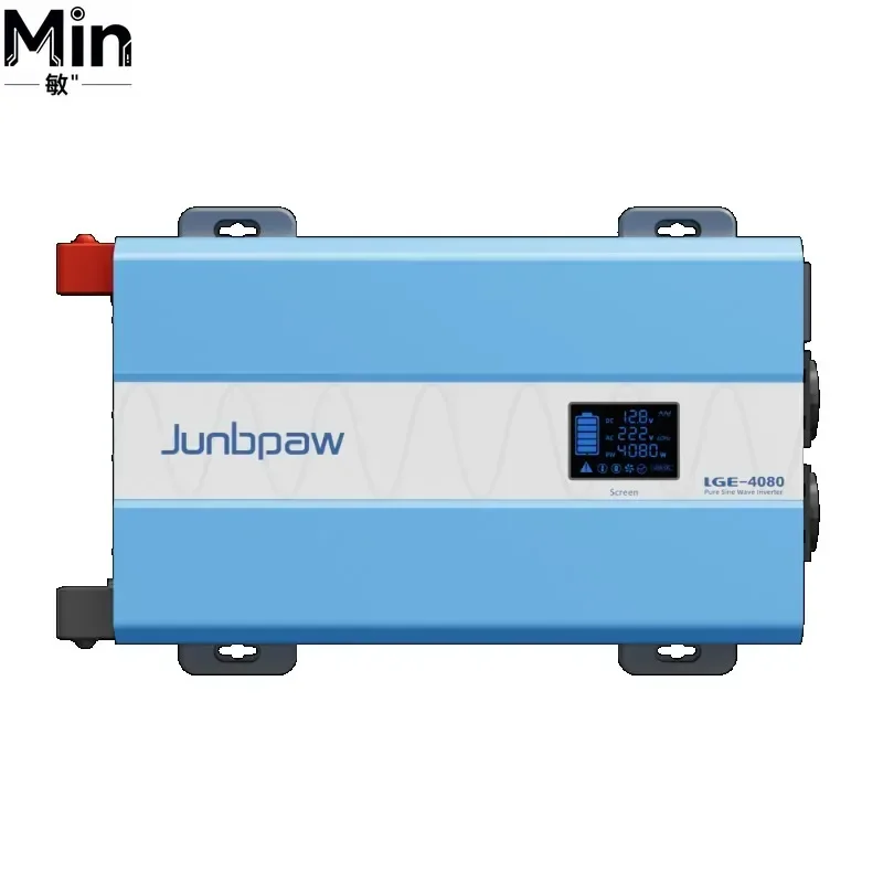 4080W Pure Sine Wave Inverter DC 12V 24V to AC Full-Rated Output Inverter for Home RV Camping  System