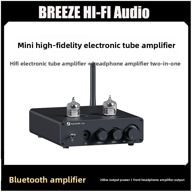 

BREEZE Pre Gallbladder T20X Bluetooth Electronic Tube Gallbladder Amplifier HIFI Home Gallbladder Fever Ear Amplifier