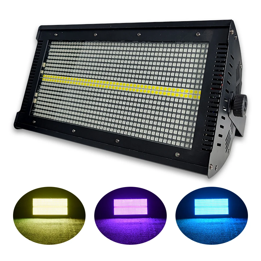 Imagem -05 - Iluminação Led Mais Rgb Segmentado Strobe Luz de Corrida Lavagem Flash Luz Quadro Seleção Luz Fundo Dye Luz 1000wstage