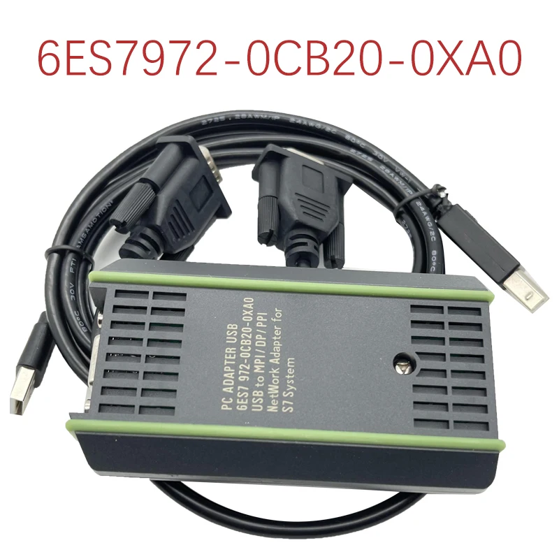 

Compatible S7-200/300/400 PLC Cable 6ES7972-0CB20-0XA0 USB-MPI Isolated MPI/PPI/DP/PROFIBUS USB MPI Adapter