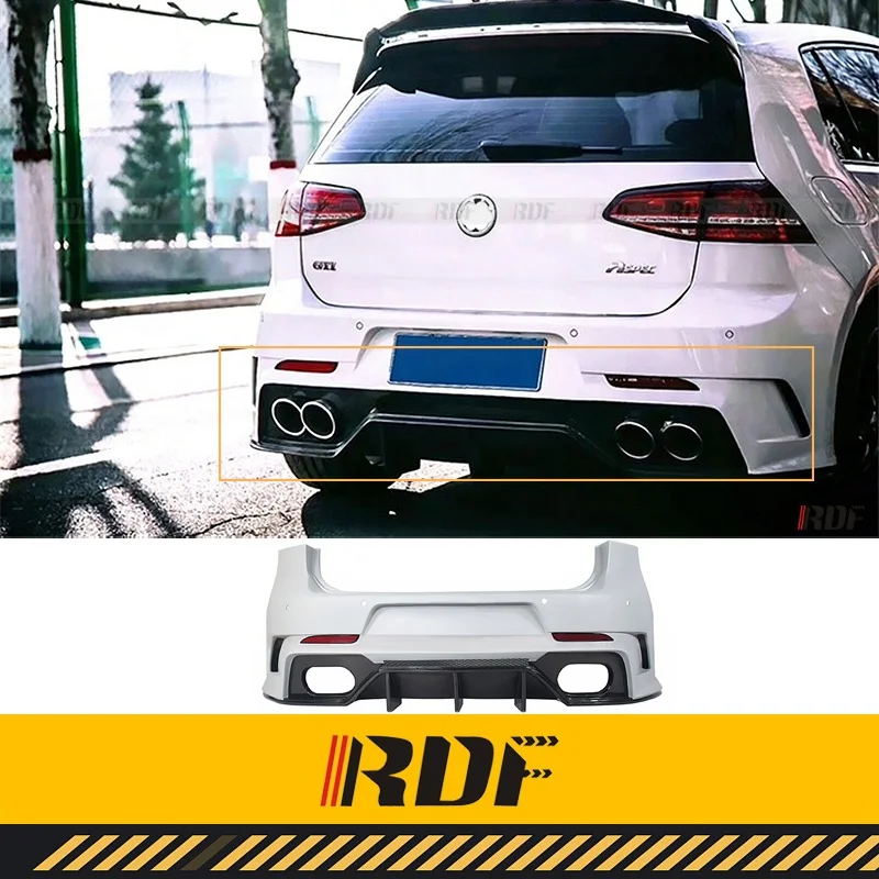 

Suitable for VW GOLF 7 7.5 R GTI Rline Volkswagen Modified Carbon fiber Aspec PPV400 Rear Bumper Rear Bumper Assembly