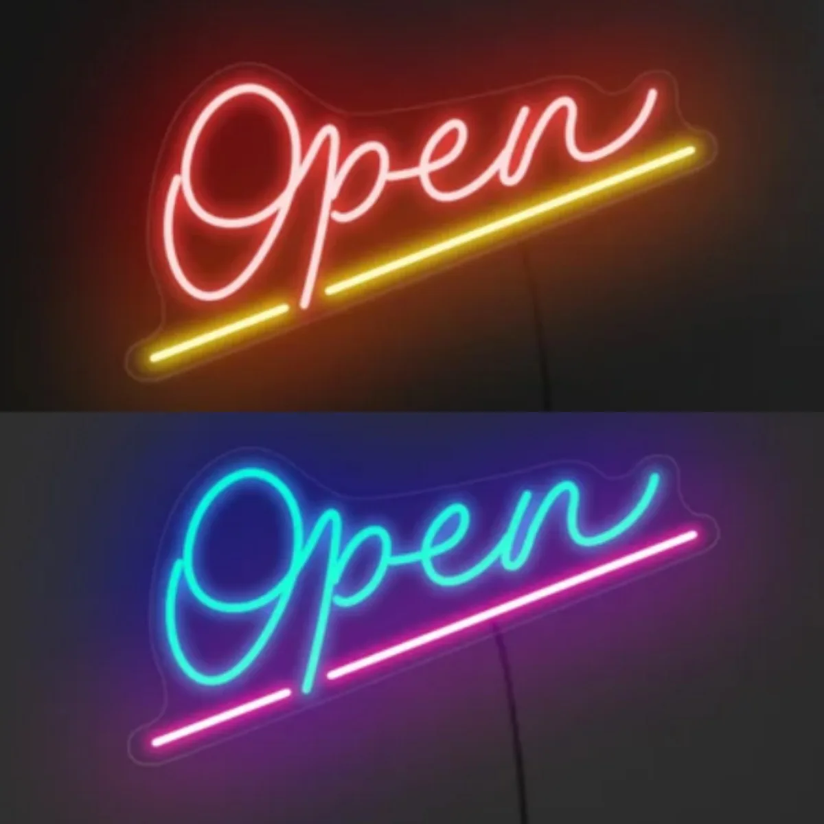 Open Neon Lights Open Personality LOGO Office Room Corridor Logoled Lights Night Lights Animation Signs KTV DecorativeSigns