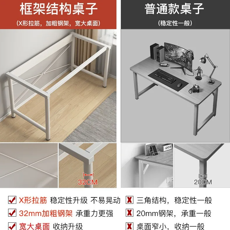 Computer Desk Desktop Home Bedroom Table Workbench Simple Rental House Desk Simple Modern Student Desk