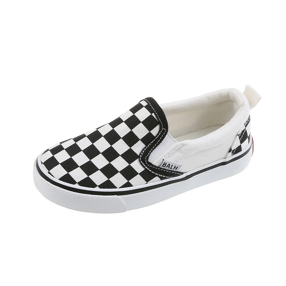 

2025 новейшая детская парусиновая обувь без шнуровки унисекс, летняя зимняя бархатная обувь для мальчиков и девочек, милая корейская детская семейная обувь