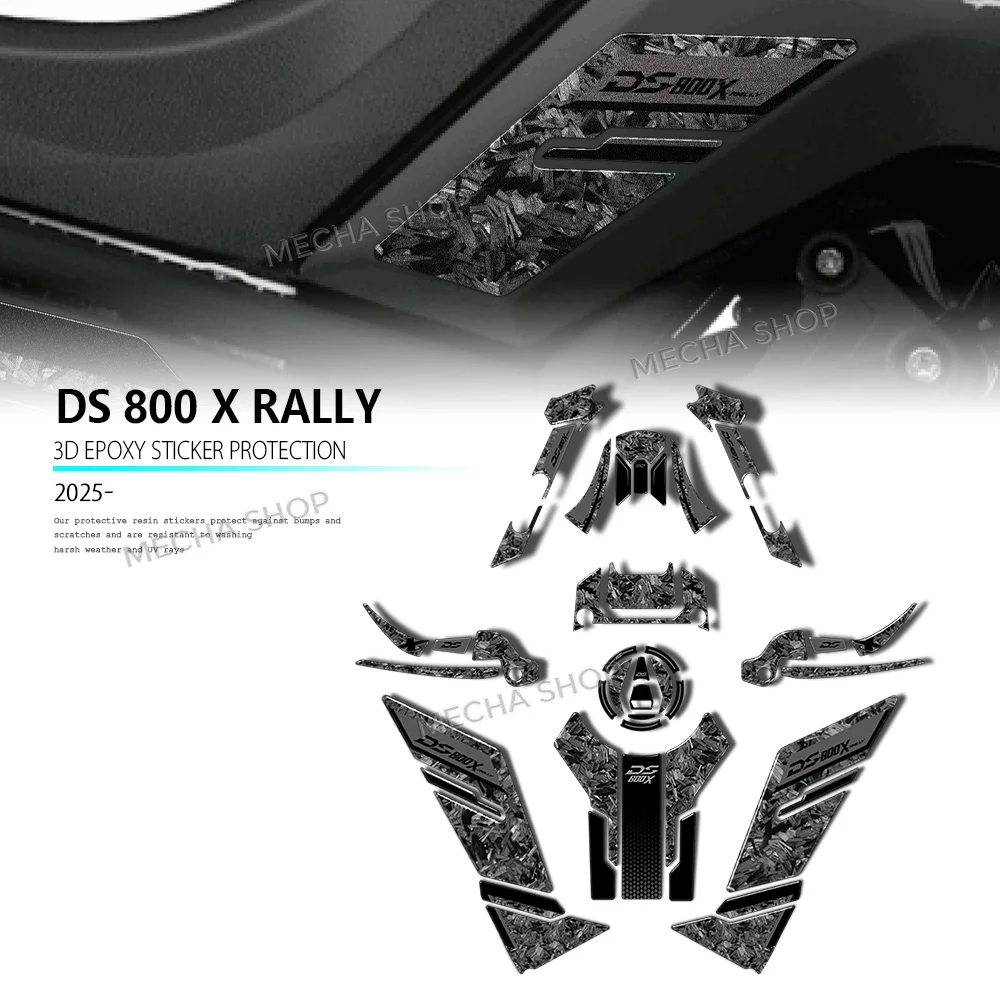 Motorcycle Accessories Tank Pad 3D Epoxy Resin Sticker Protection Kit For Voge 800DSX DSX800 ds800x 2025