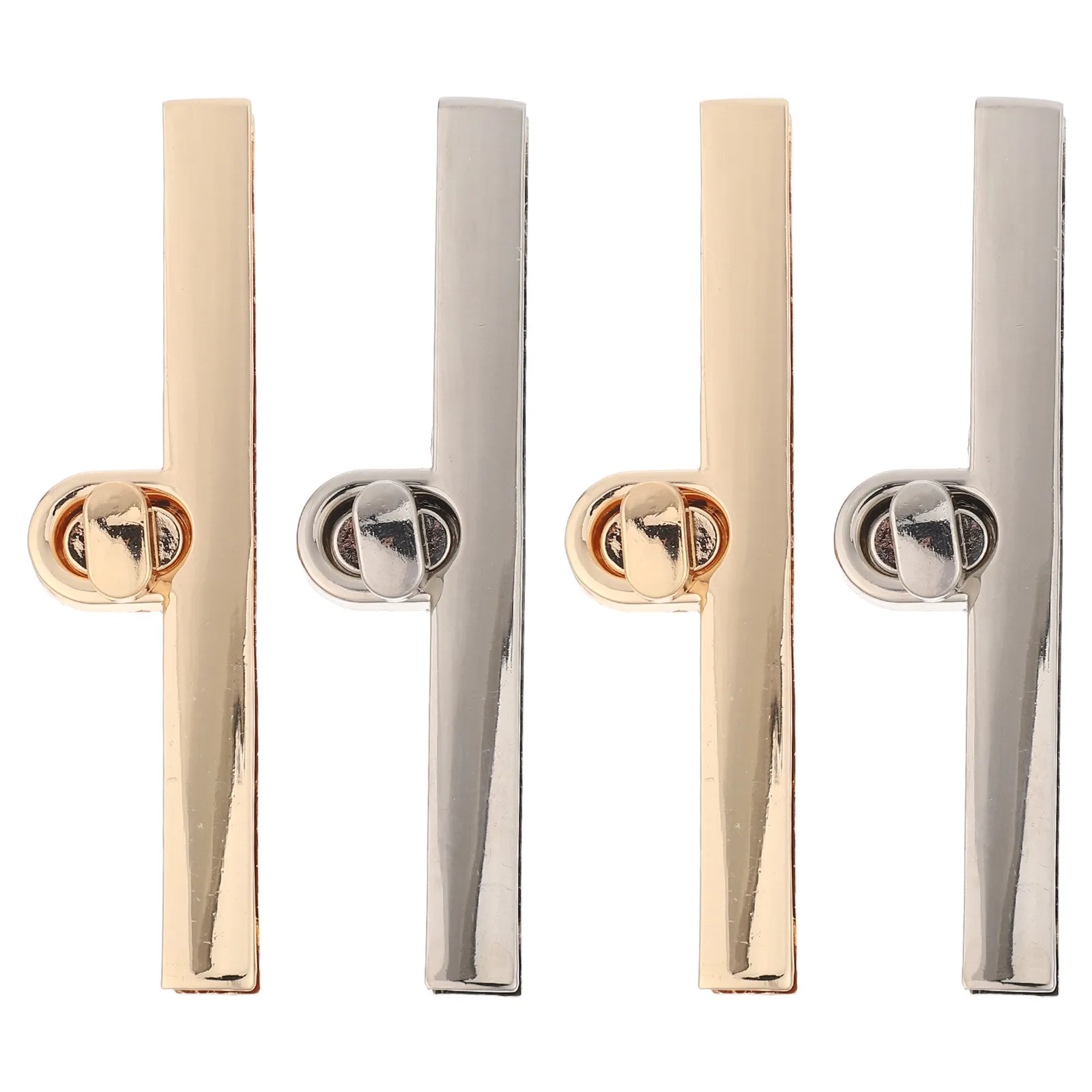 

4Pcs Baby Rotating Lock Buckle Strong Turn Lock Clasp for Purse Closure Latch Snap Locks Bag Buckle Clip DIY Handbag Making