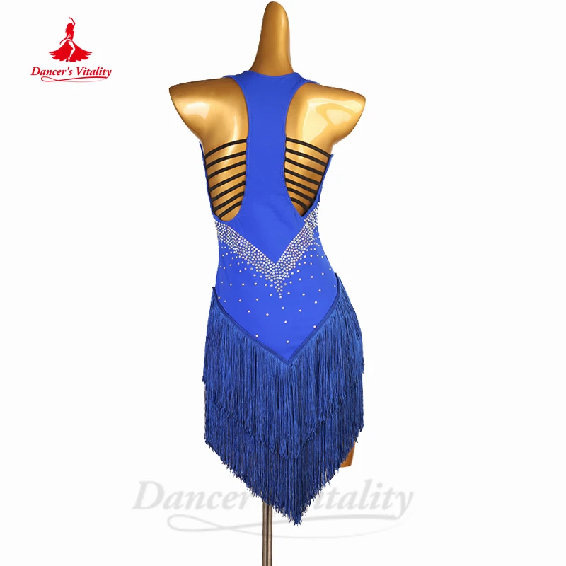 

Latin Competition Dress Customsize for Women Tango Chacha Rumba Performance Costume Girl's Latin Professional Clothing Skirt