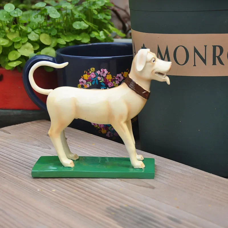 

Creative Resin Animal Decor Bulador Little Yellow Dog Figurines for Home & Garden Decoration Gifts Crafts Home Accessories