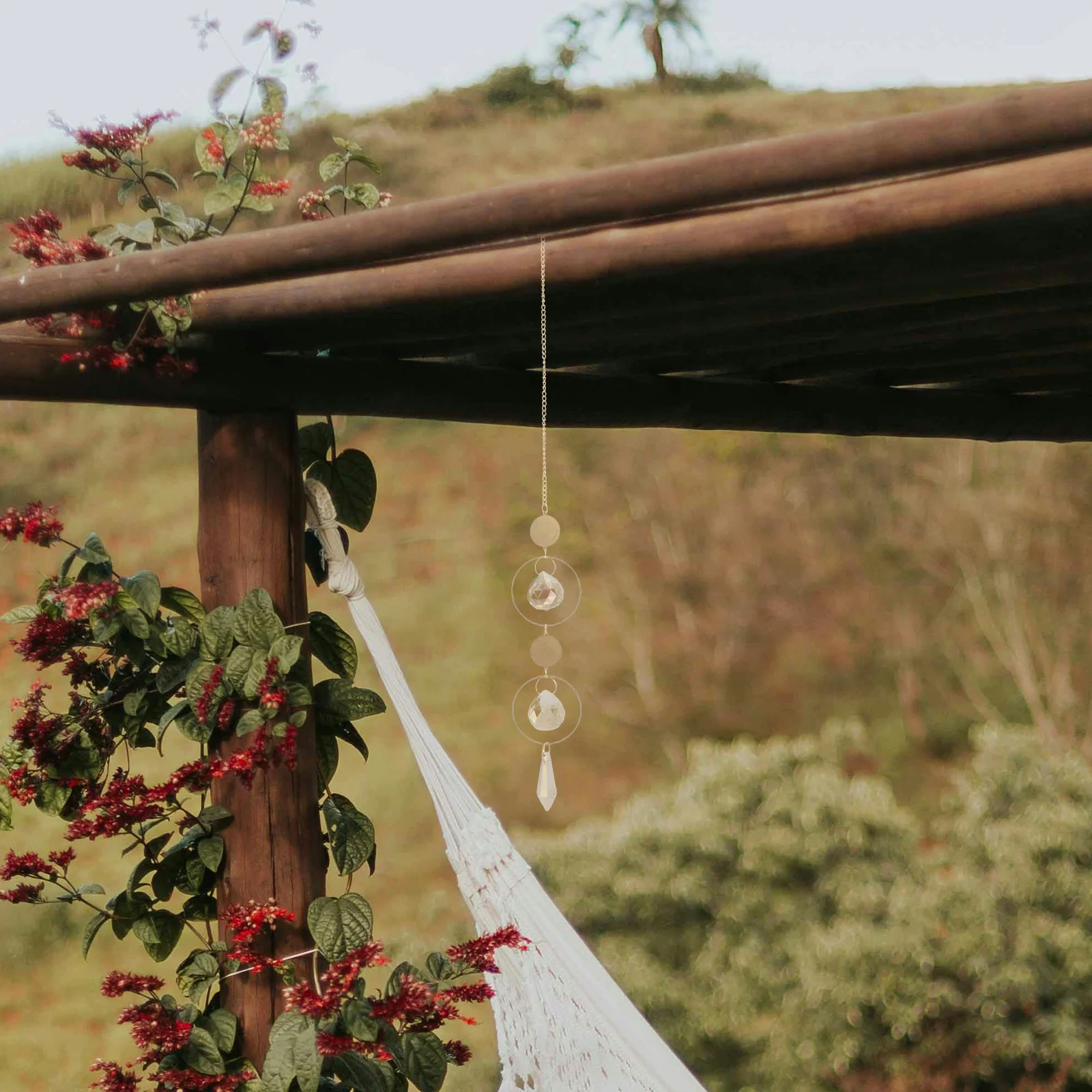 

Unique Crystal Sun Catcher Pendant Colorful Hanging Decor for Indoor Outdoor Use Home Garden Patio Decoration Hanging Decor