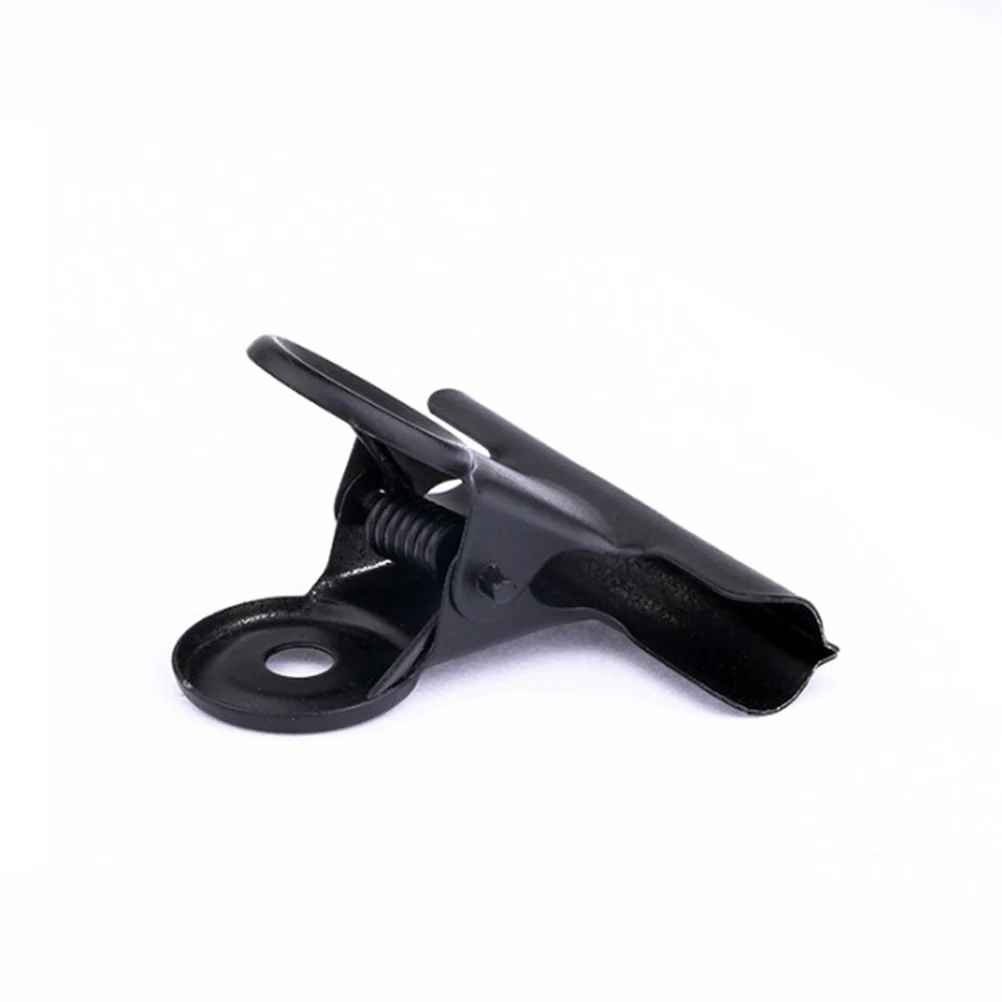

30 Pcs Bill Folder Office Clip Iron Ticket Holder Paper Clips Fixing Metal Nail Clamps