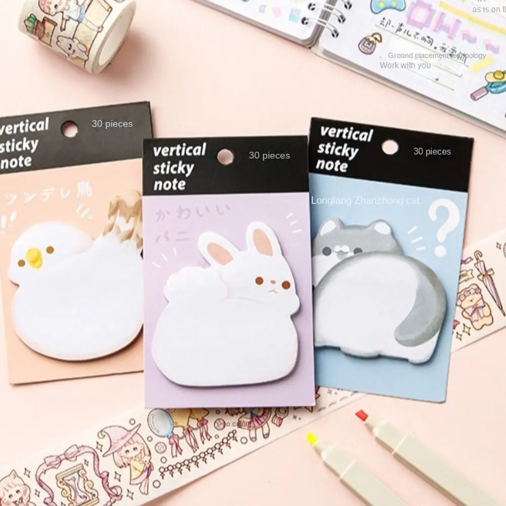 Posted Memo Pad Notes Animal Ins Message Paper Kawaii Cartoon Notepad School Supplies Scrapbooking Bookmarks