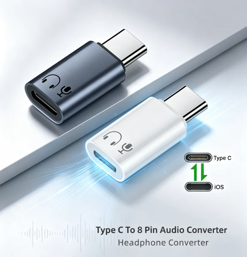Olaf Type-c to Lightning Headphone Audio Adapter USB-C Converter for Iphone 16 15 Samsung Headphone Adapters For PC Laptops iPad