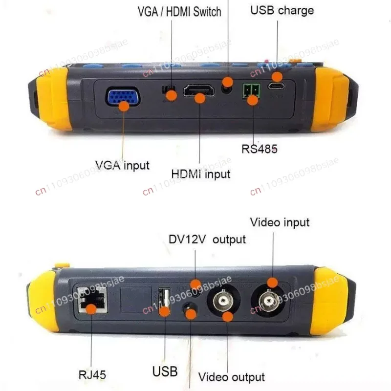 5 inch CCTV tester nalog camera moniton high definition coaxial camera
