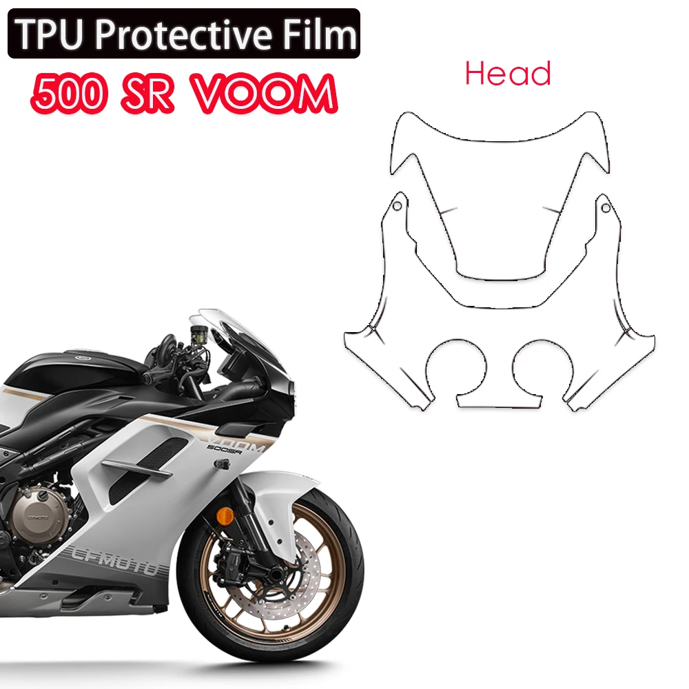 

PPF For CFMOTO 500SRVOOM TPU Paint Protective Film Scratch Resistant Bodykit fits CF 500 SR VOOM Protection Transparent stickers